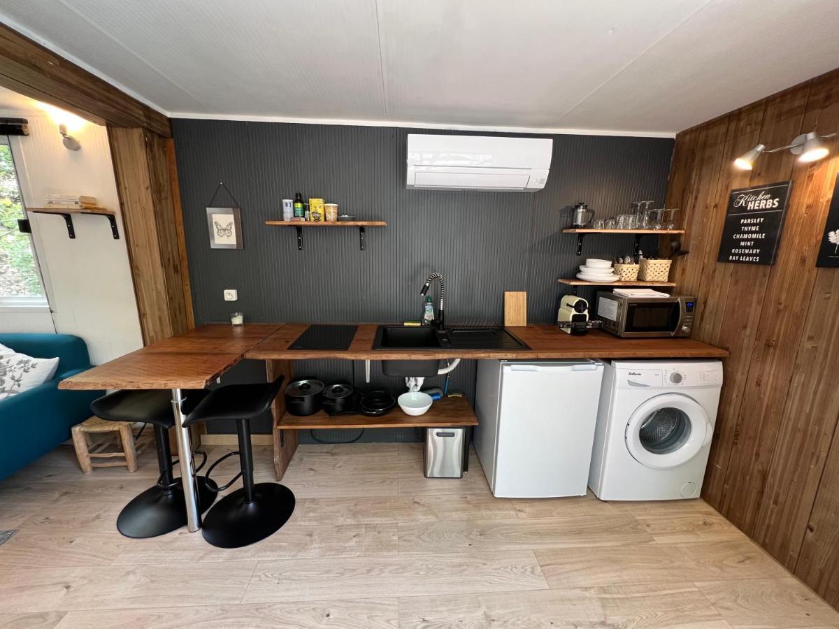 Superbe Cabane Jacuzzi Jardin Clim Wifi Parking Meyreuil Exteriör bild